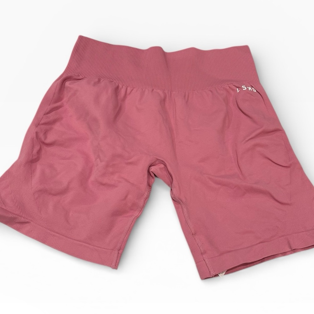 LSKD Pink Seamless Biker Shorts | High Waisted Sculpt | Size 3X